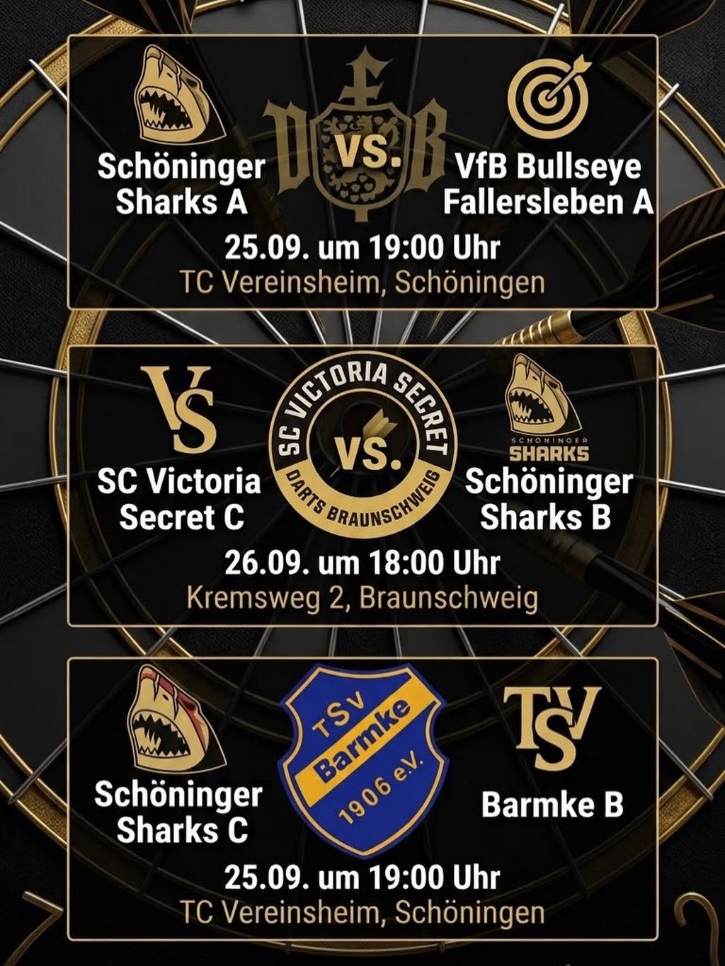 2026 Darts Heimspiele 25.09.26