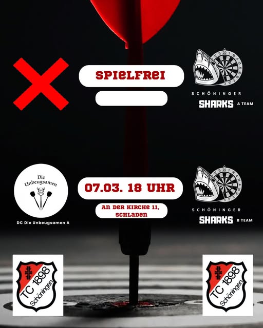 Darts Heimspiel 07.03.26